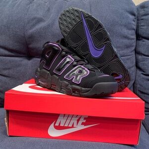 Nike Air More Uptempo ‘96 Black Action Grape Basketball Shoes